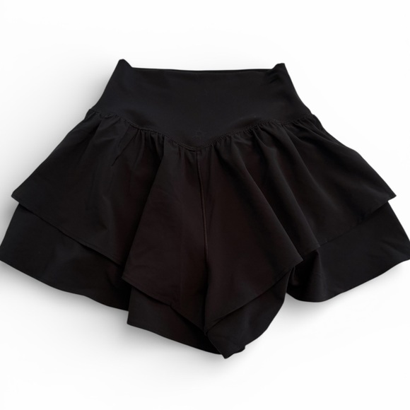 OFFLINE By Aerie Real Me Flirty Short Black Women's Size XS - Picture 5 of 8